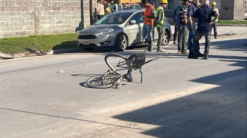 Falleci el ciclista atropellado en el barrio 10 de Junio